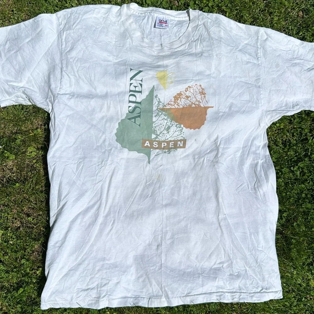 1997 Aspen Colorado Vintage T-Shirt - Picture 1 of 5